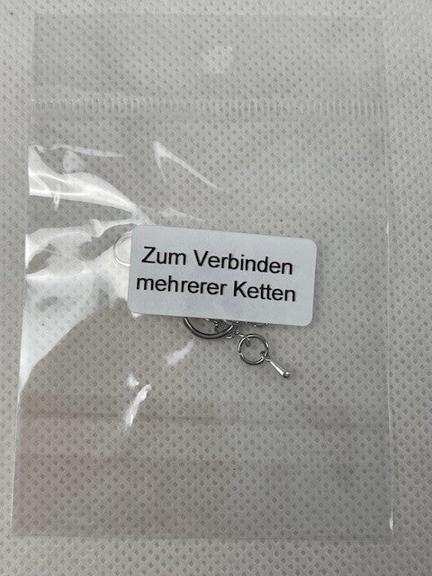 Crystal Blue Halskette mit zusätzlichen Glieder