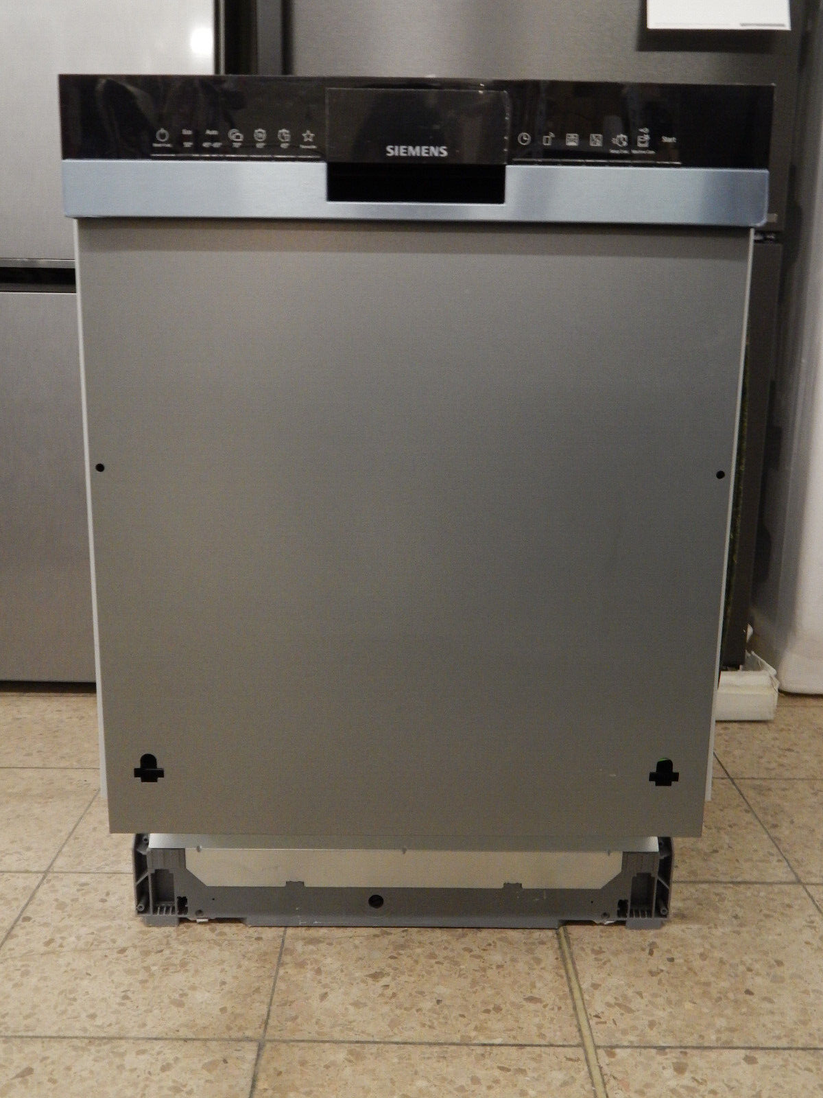 Siemens teilintegrierbarer Geschirrspüler iQ300 SN53ES02CE 14 Maßgedecke Silber