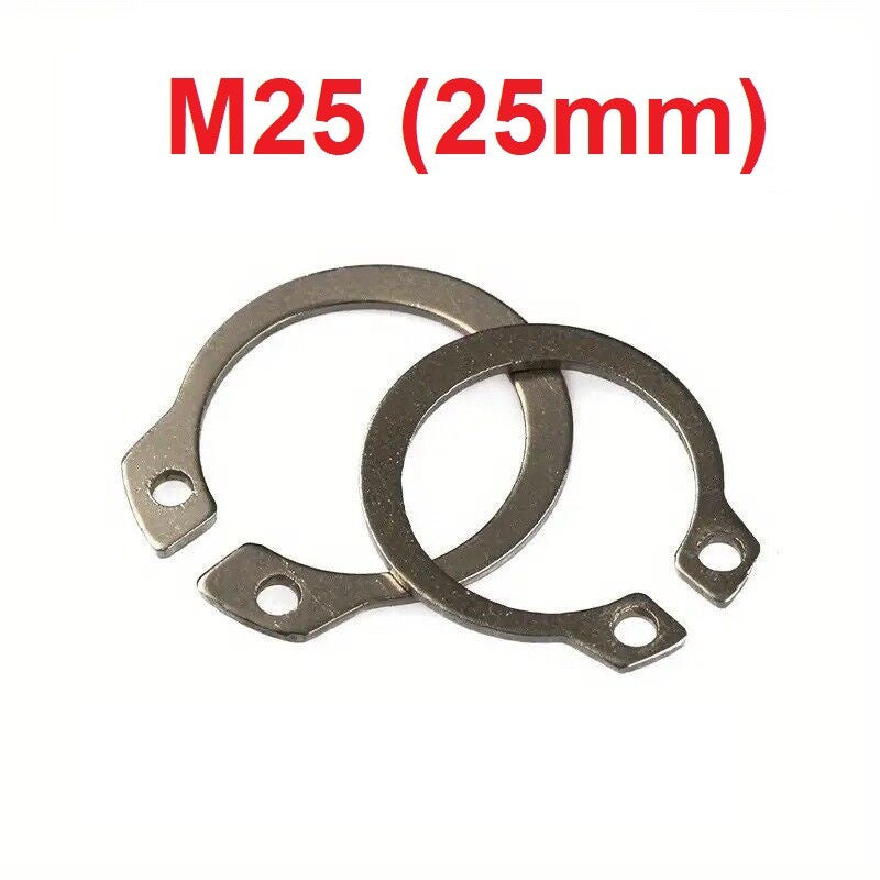 Sicherungsring M3 bis M25 DIN 471 Außen, Seegering, Edelstahl A2, 3mm - 25mm