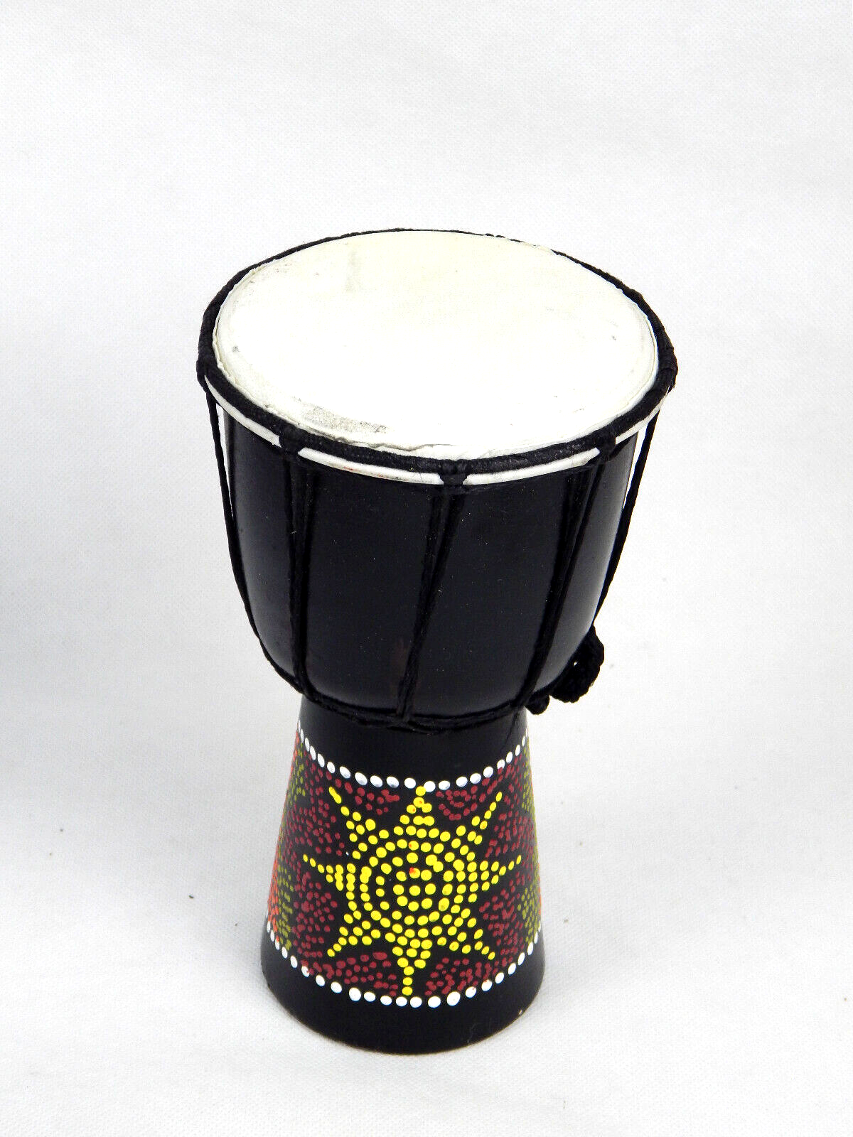 Djembe Trommel Bongo Afrika Holz 25 cm Musik Instrument Rhythmus Percussion 25cm