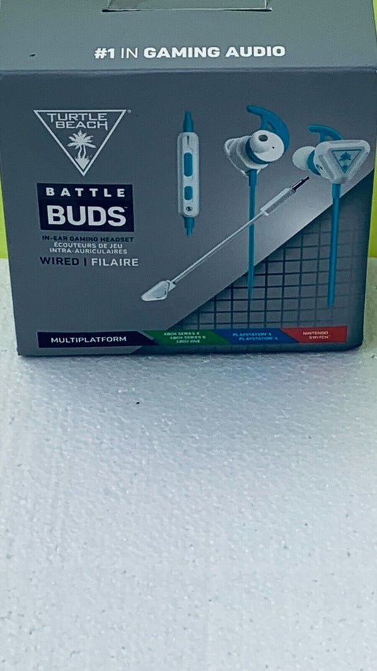 Turtle Beach Battlebuds Headset In-Ear weiß/blaugrün