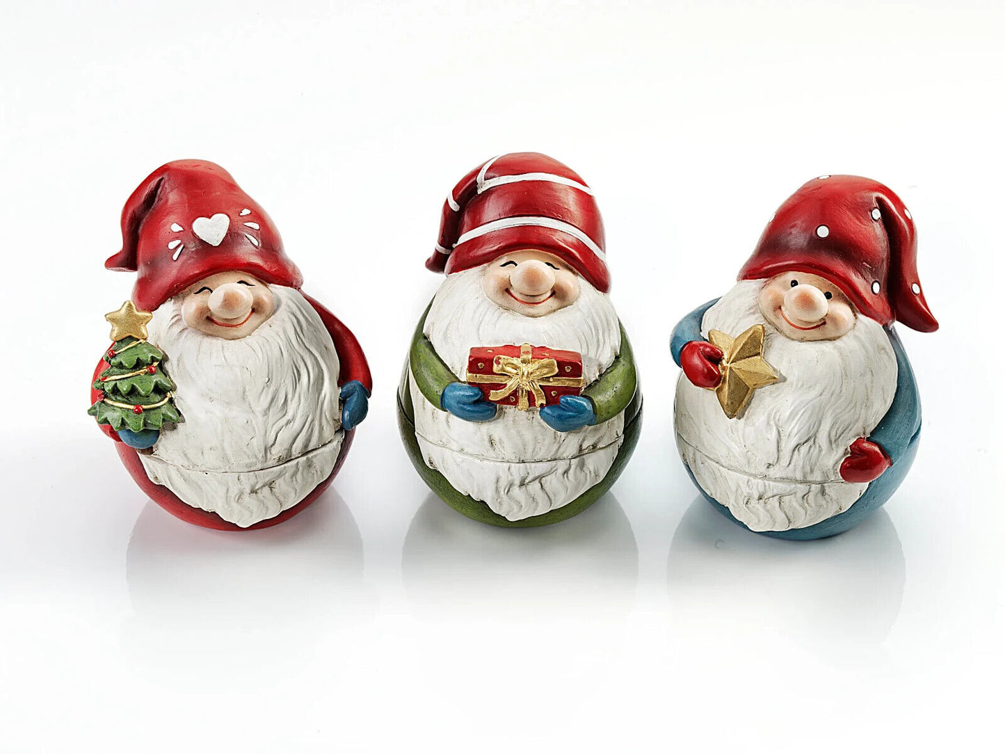 Geschenkdosen "Weihnachtswichtel", 3er-Set