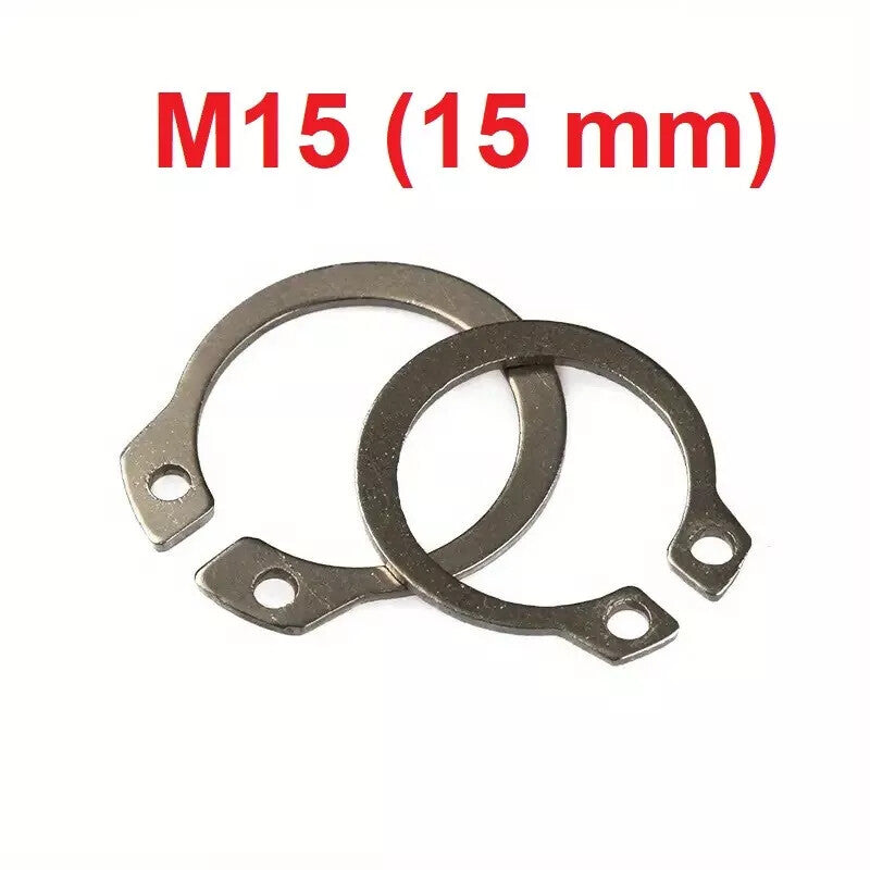 Sicherungsring M3 bis M25 DIN 471 Außen, Seegering, Edelstahl A2, 3mm - 25mm