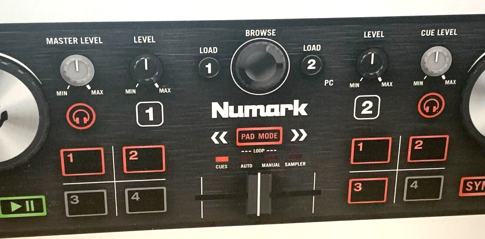 Numark DJ2GO2 Touch – Mini DJ Controller für unterwegs - 2-Deck USB DJ Pult mit