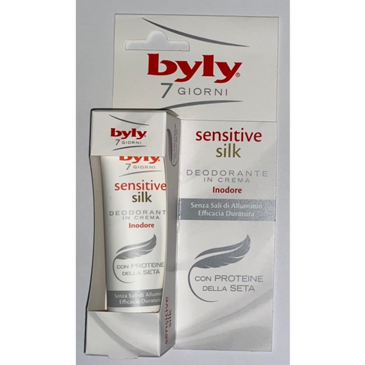 BYLY SENSITIVE SILK - Deo-Creme, empfindliche Haut, effektiver Schutz, Antitrans