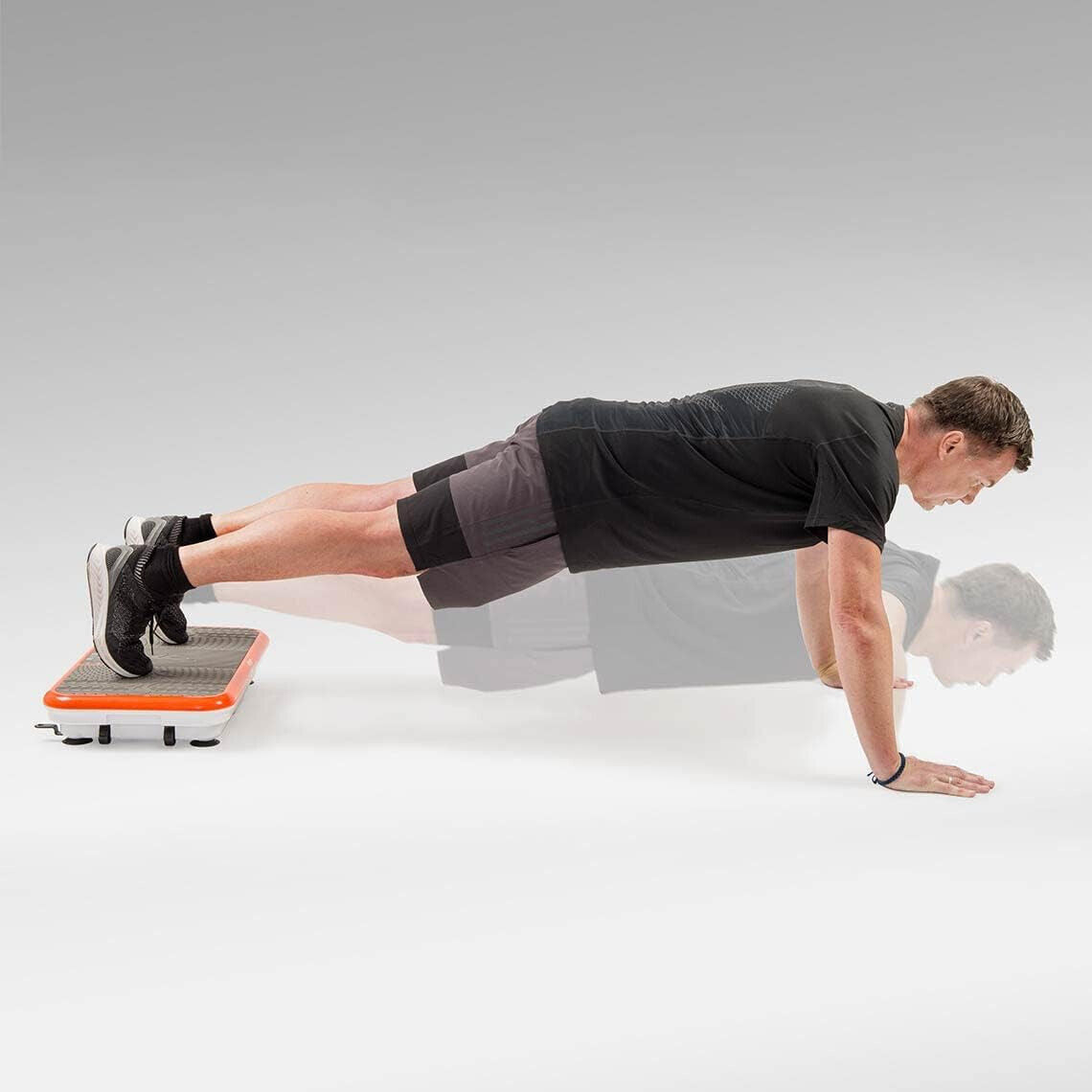 Vibroshaper Fitness Vibrationsplatte mit Zubehör Sport Fitness Gerät für Zuhause