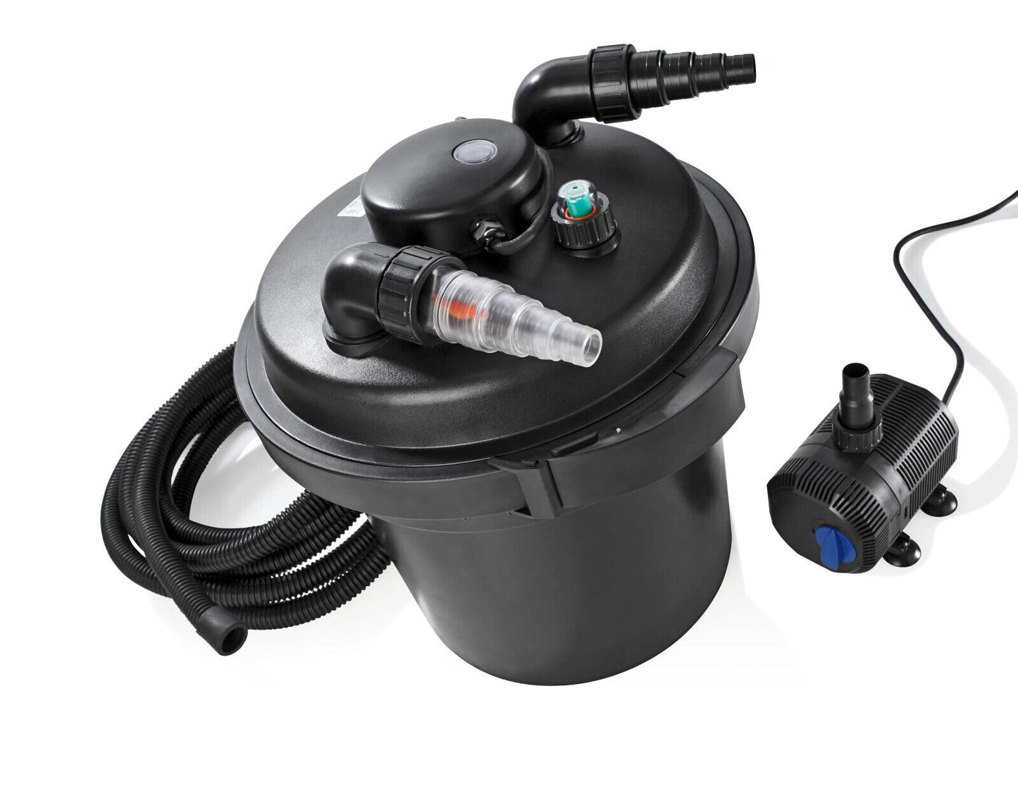 UVC Druckfilter Druckteichfilter Teichfilter mit 11W UVC Wasserfilter Teich
