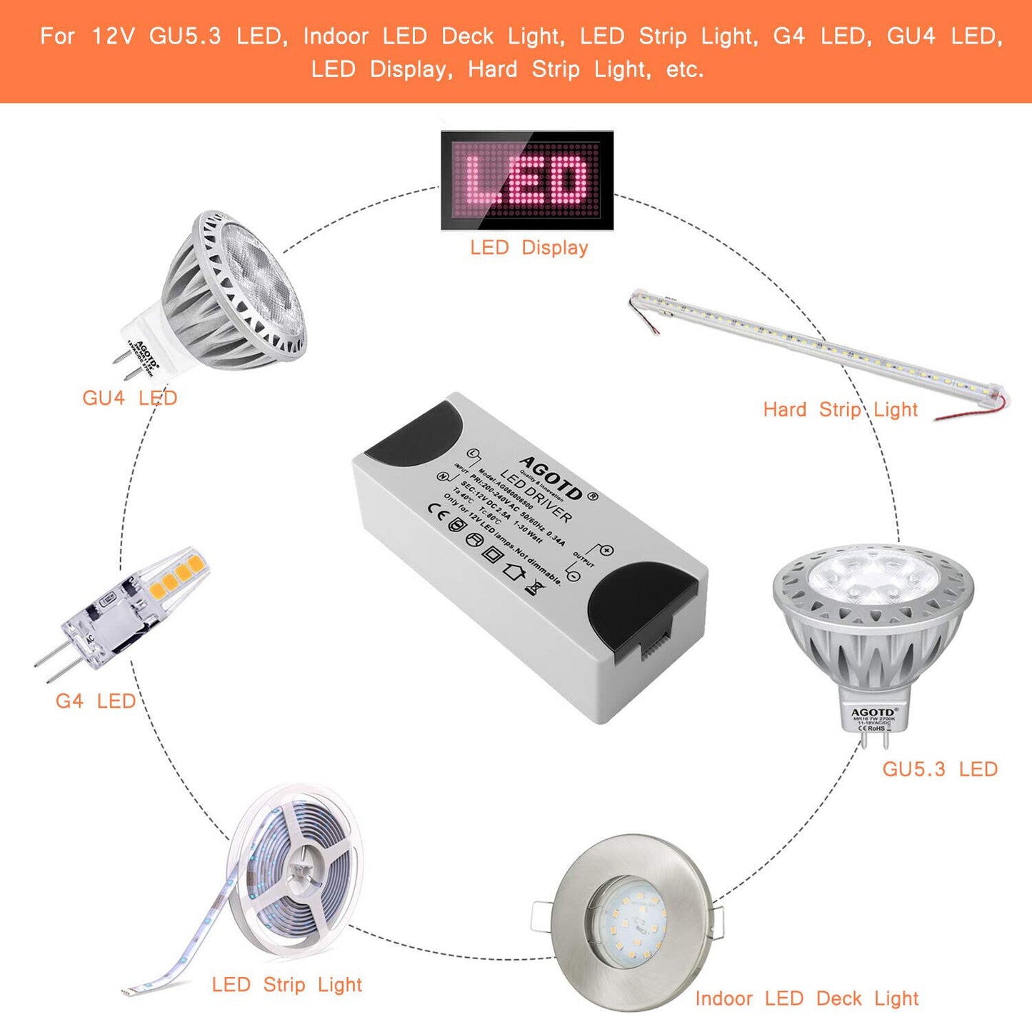 LED Transformator 30watt