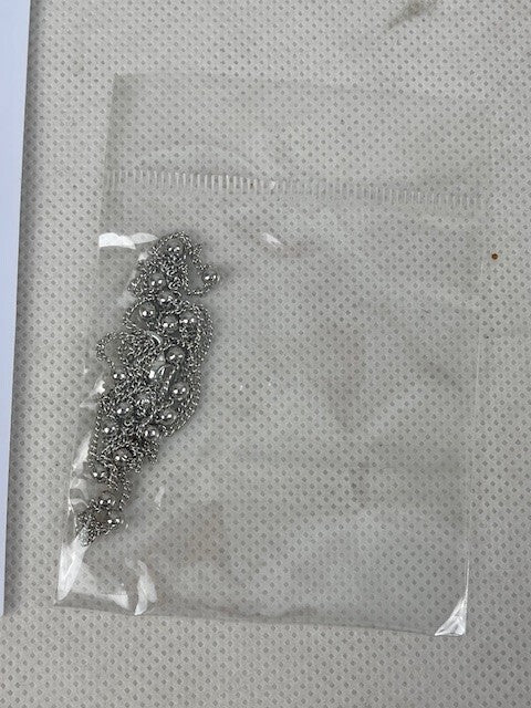 Crystal Blue Halskette mit zusätzlichen Glieder