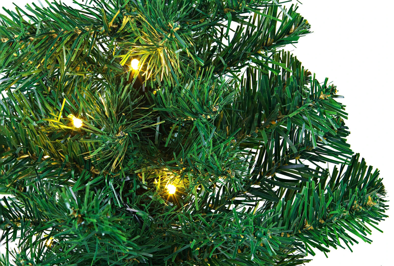 Lichter-Weihnachtsbäumchen, 4er-Set Drinnen & Draußen Kunsttanne LED Weihnachten