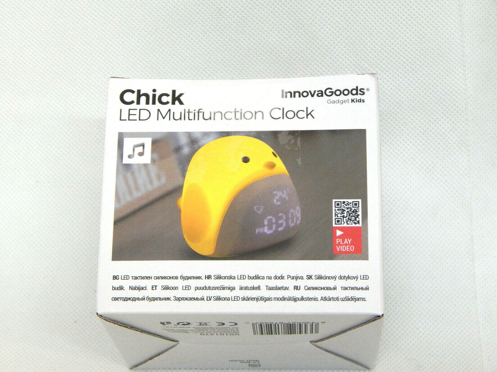 Wiederaufladbarer Silikon-Touch-LED-Wecker Chick InnovaGoods