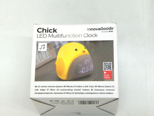 Wiederaufladbarer Silikon-Touch-LED-Wecker Chick InnovaGoods