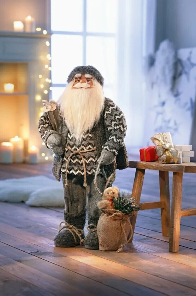 Deko-Weihnachtsmann "Göran", 60 cm Wohnungs Deko Wihnachtsdeko Advent Dekoration