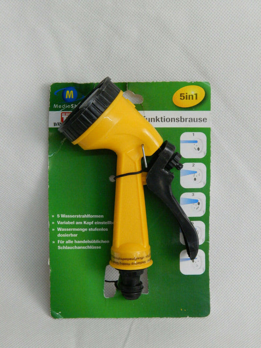 Sprühkopf 5in1 Multifunktionsbrause Gartenbrause Gartenschlauch Wasserschlauch