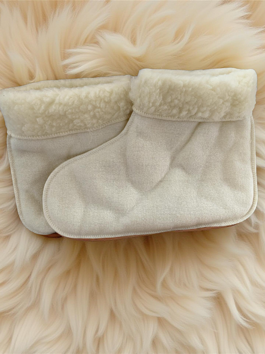 Schurwoll Bettschuhe