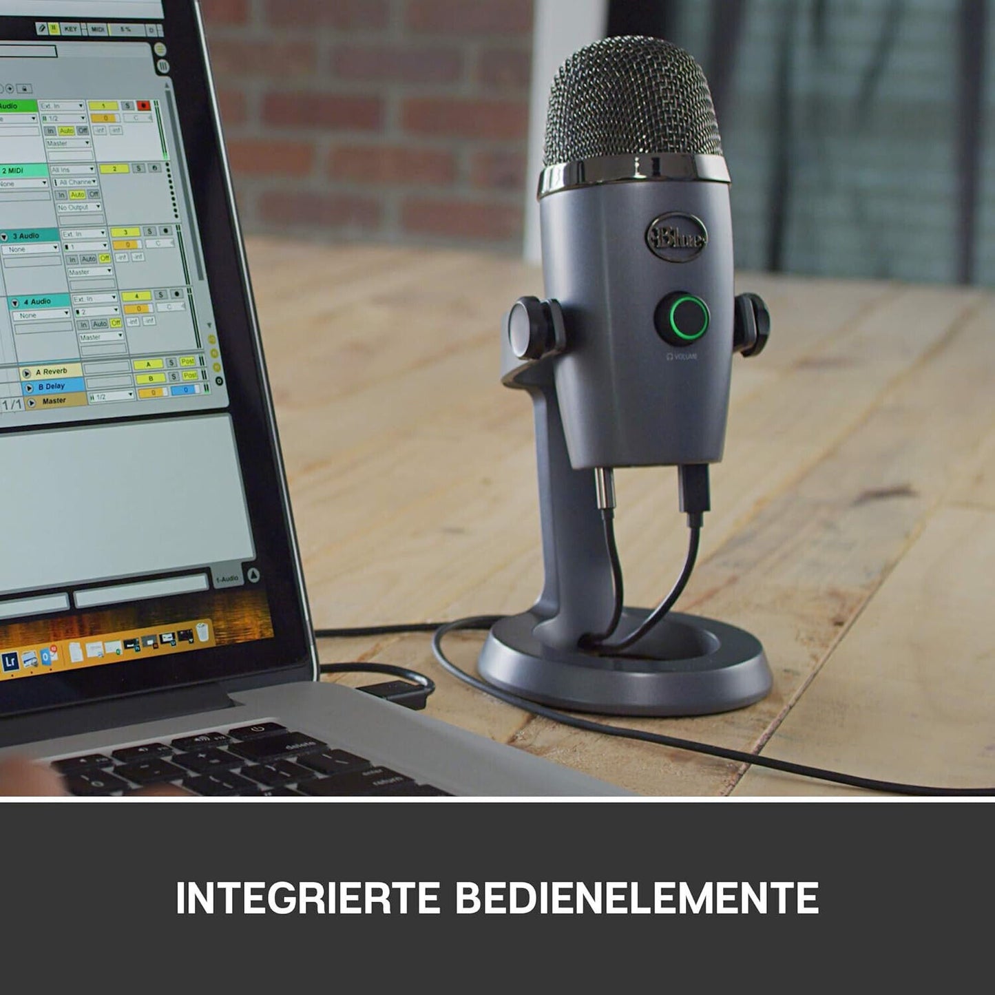 Blue Yeti Nano Premium USB-Mikrofon für Aufnahmen, Streaming, Gaming, Podcasting