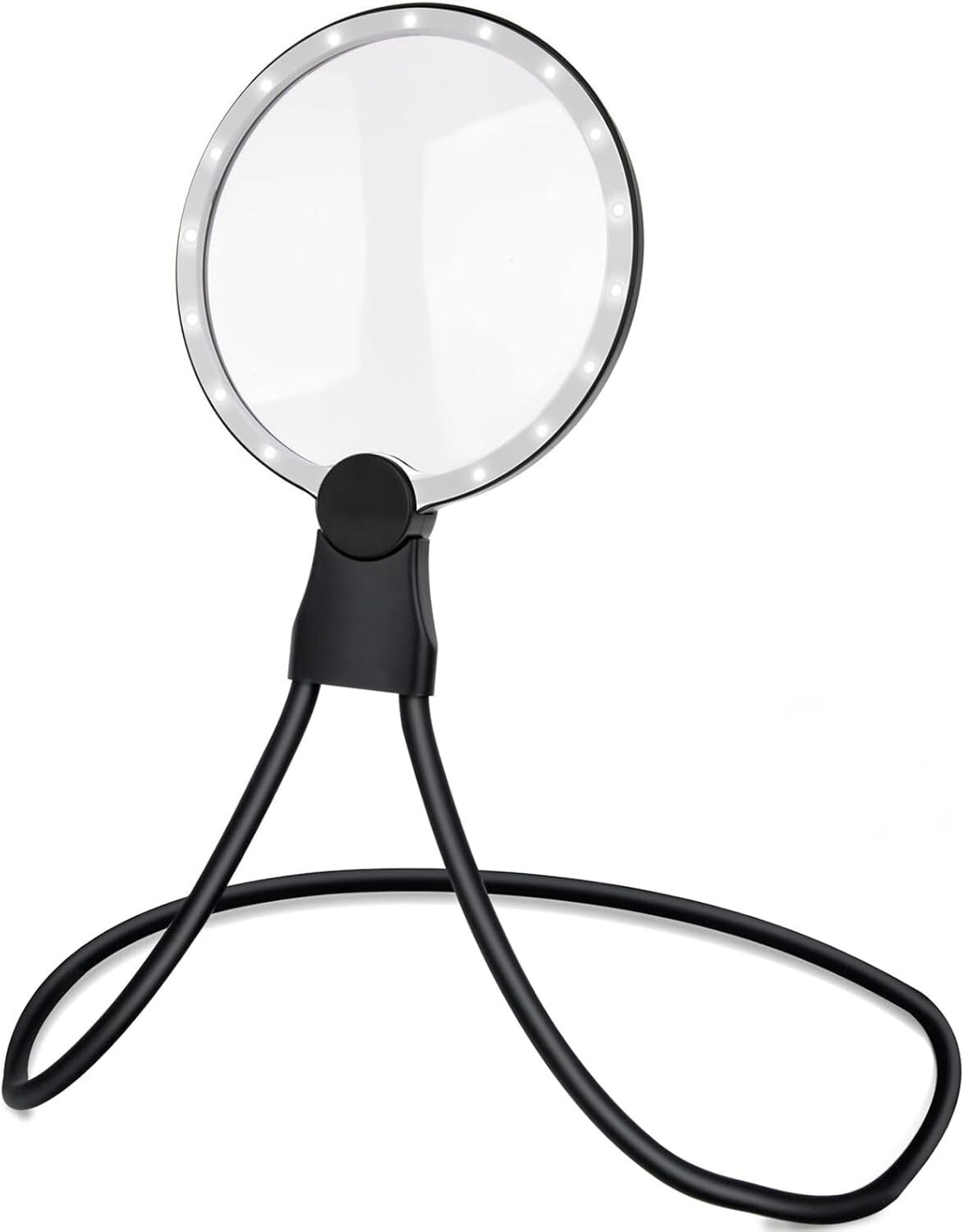 Handfreies Vergrößerungsglas mit hängendem Licht, 3-in-1 Tischvergrößerungsglas,
