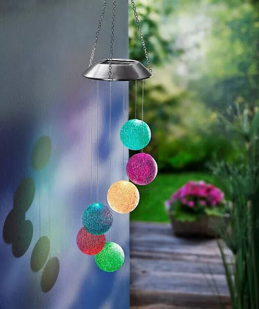 Solar-Hängdeko "Farbenspiel" LED Beleuchtung Deko Gartendekoration Solar Garten
