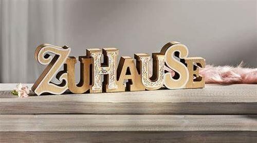 LED-Schriftzug "Zuhause"