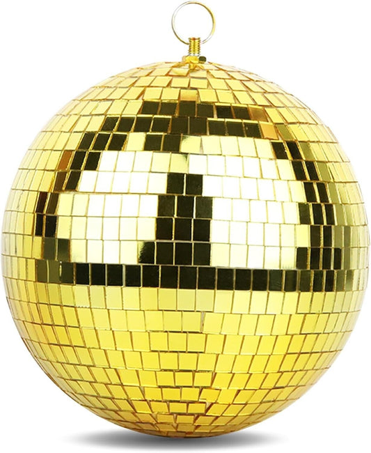 Discokugel 20cm Gold Discokugel Party Diskokugel