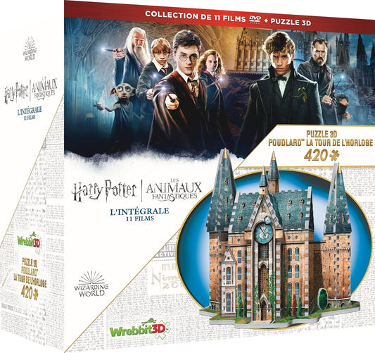 Harry Potter Phantastische Tierwesen 11 DVD Filme 3D Puzzle Französisch Englisch