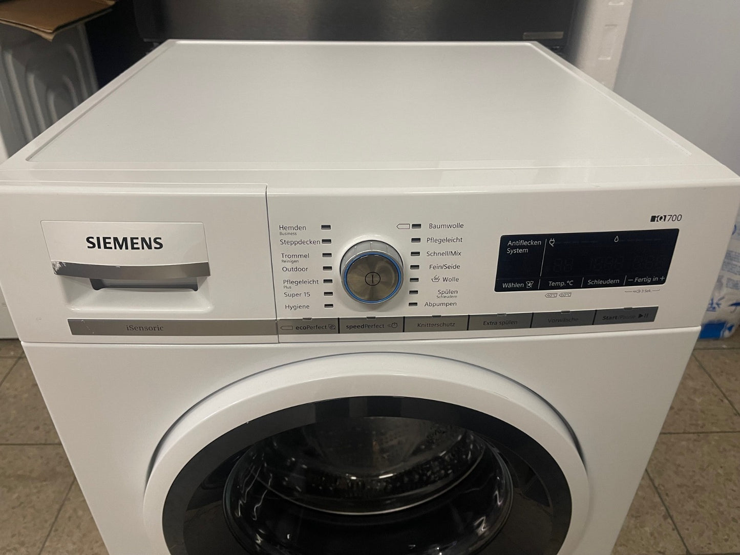 Siemens iQ700 WM16W540 Waschmaschine 8 kg Frontlader 1600U/min in Weiß Waschen