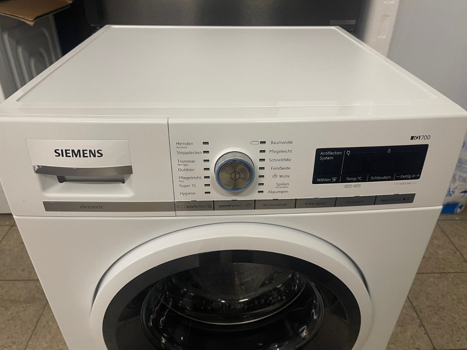 Siemens iQ700 WM16W540 Waschmaschine 8 kg Frontlader 1600U/min in Weiß Waschen