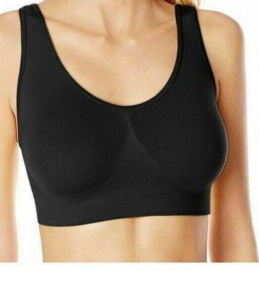 Ahh bra der Wohlfühl BH 4er Set Schwarz nahtloser BH und ohne Bügel Größe: XS 