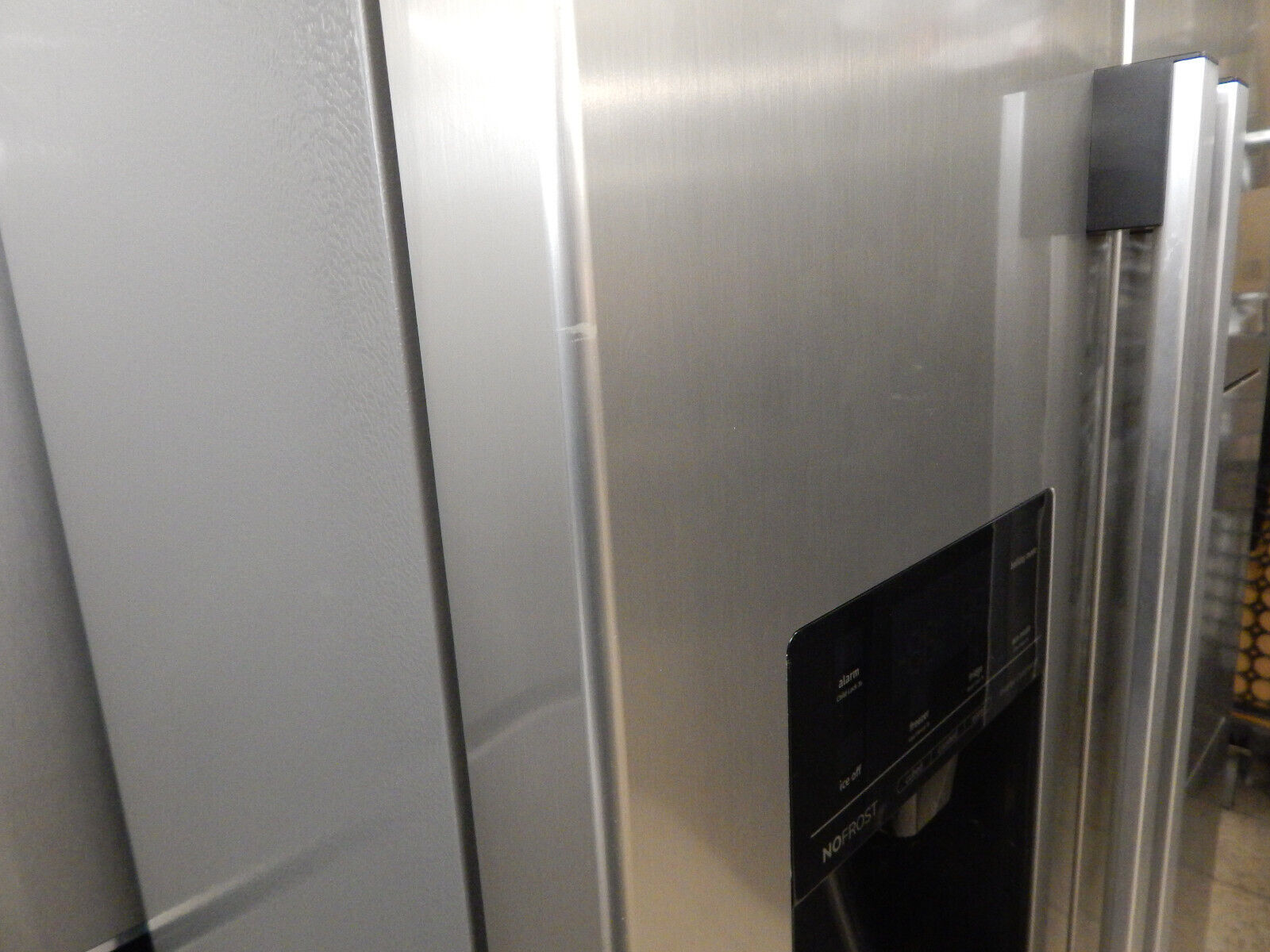 Gorenje Side-by-Side NRS9EVXB1 Kühlschrank Edelstahl Eis-/Wasserspender NoFrost