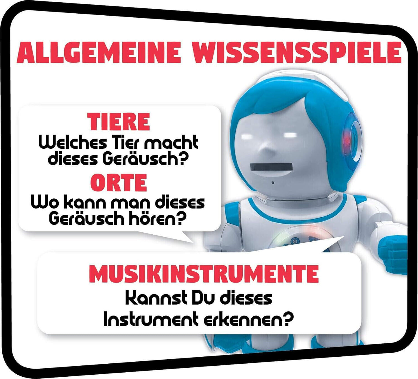 Lexibook ROB90DE Powerman Kid - Pädagogischer und zweisprachiger deutsch Roboter