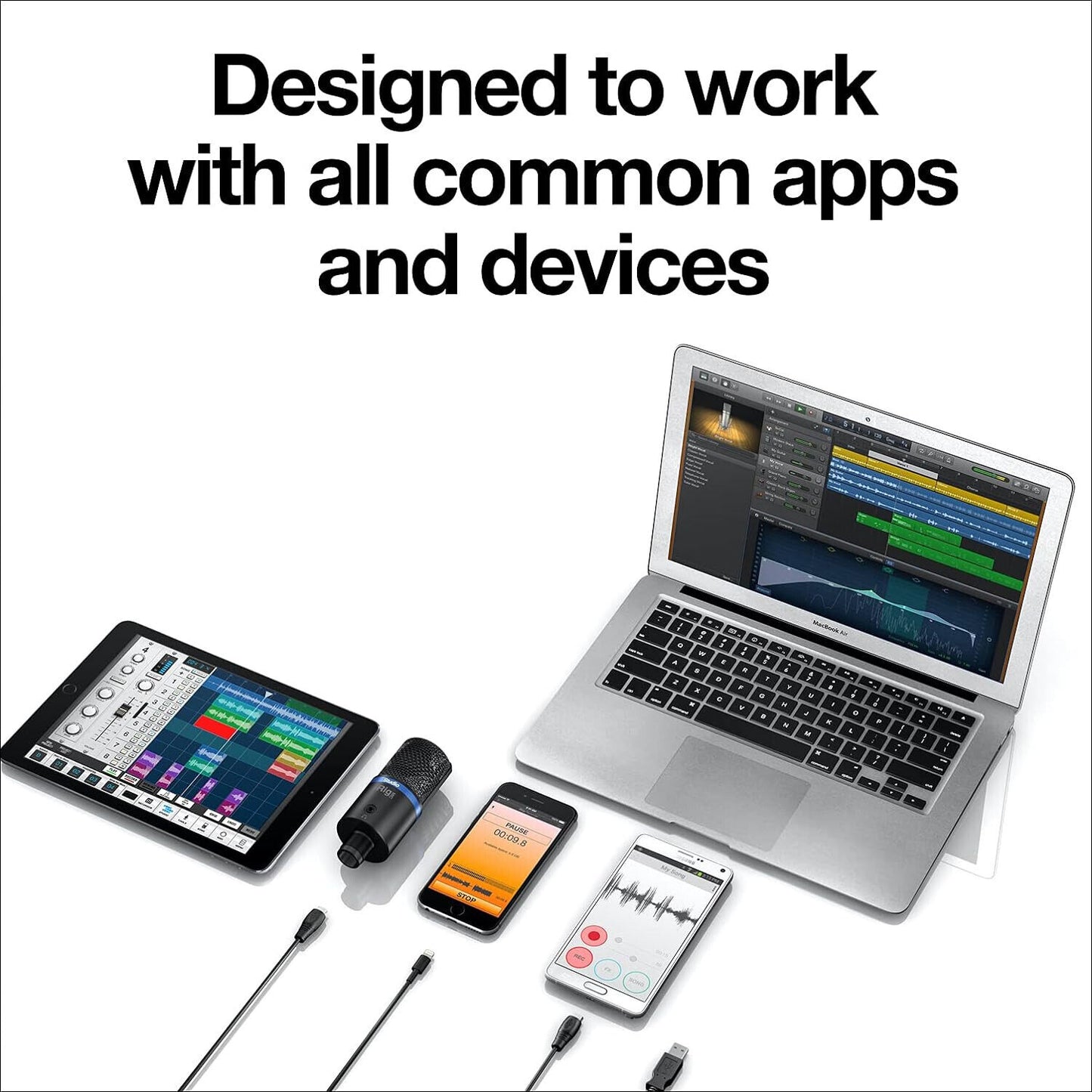 IK Multimedia iRig Mic Studio Mikrofon schwarz Microfon