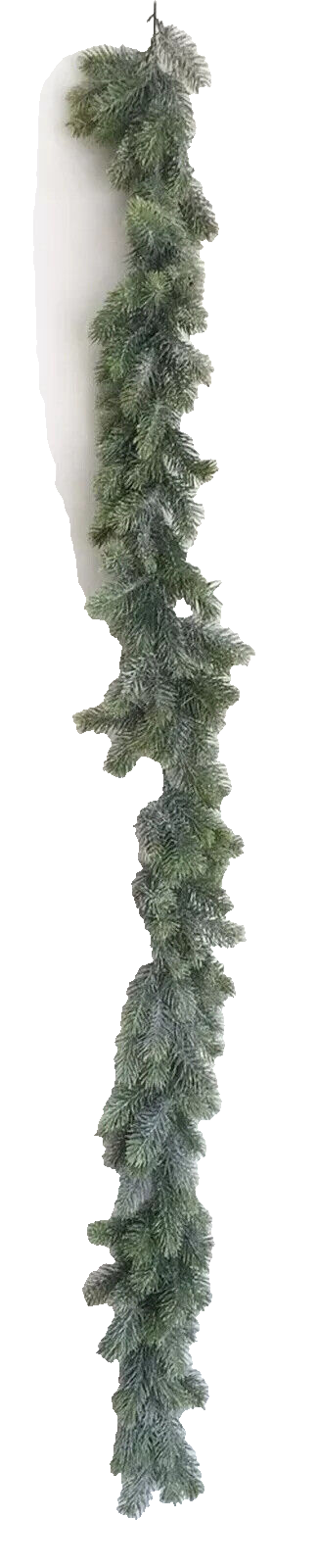 Künstliche TANNENGIRLANDE, Girlande ca. 180cm. ca. 168 Tannen-Trieben. GEFROSTET