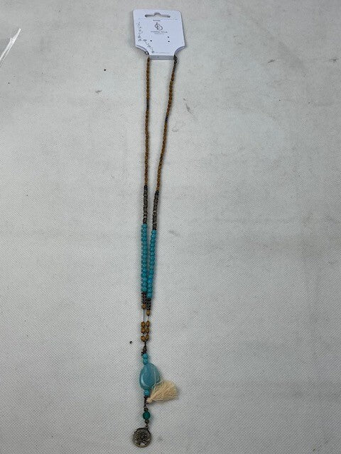 Crystal Blue Halskette (Blau)