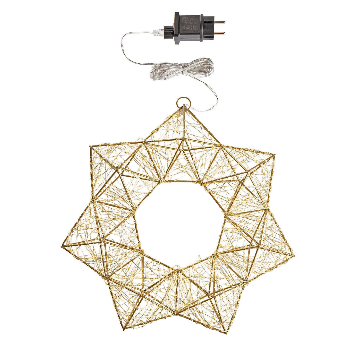 LED-Deko Stern "Shine" 960 LEDs, 38cm Weihnachtsdeko Dekoration Wohnungsdeko
