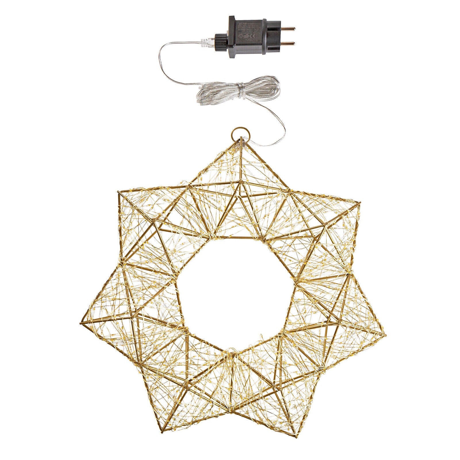 LED-Deko Stern "Shine" 960 LEDs, 38cm Weihnachtsdeko Dekoration Wohnungsdeko