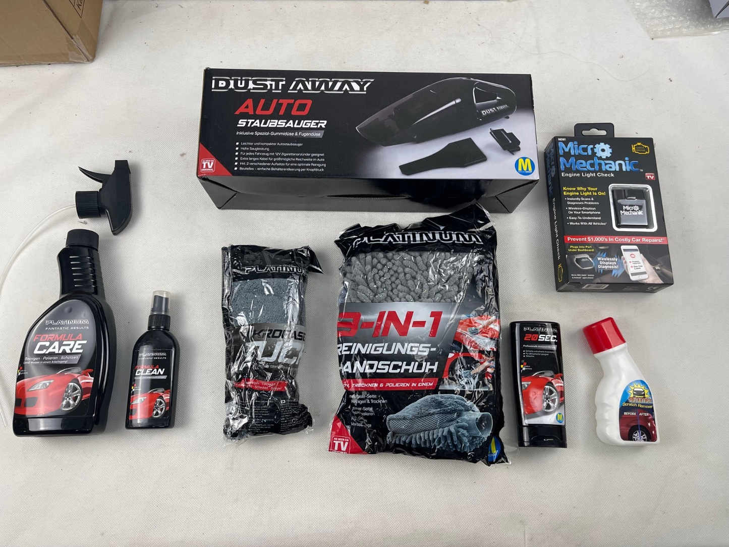 Auto aufbereitungs set (8 tlg.)