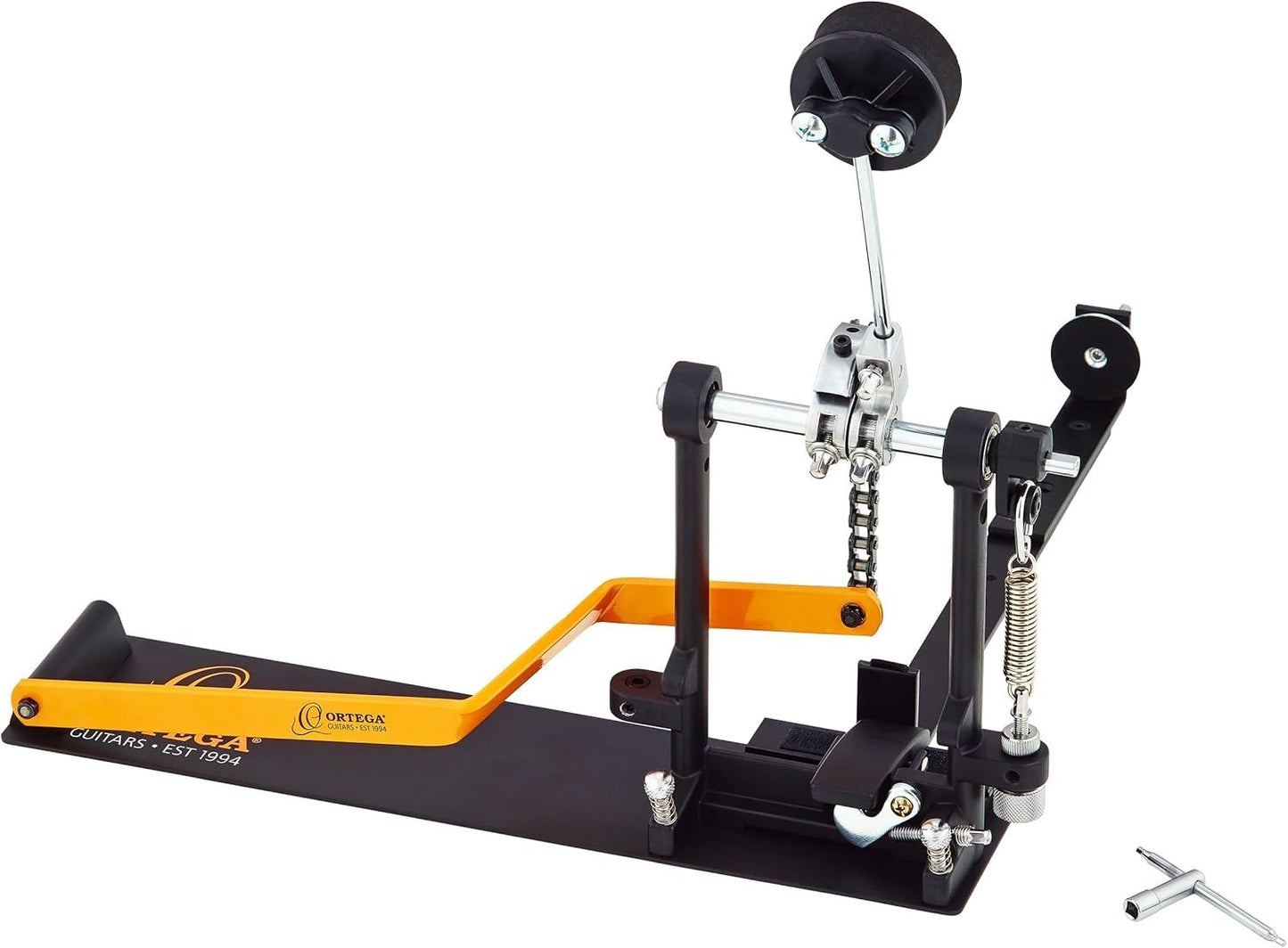 Ortega Guitars Cajon Pedal Rechts - Percussion Series - Metall Pedal mit Schaums