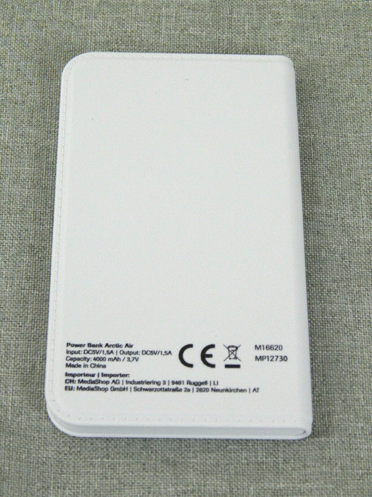Power Bank Akku zum Arctic Air Lüfter