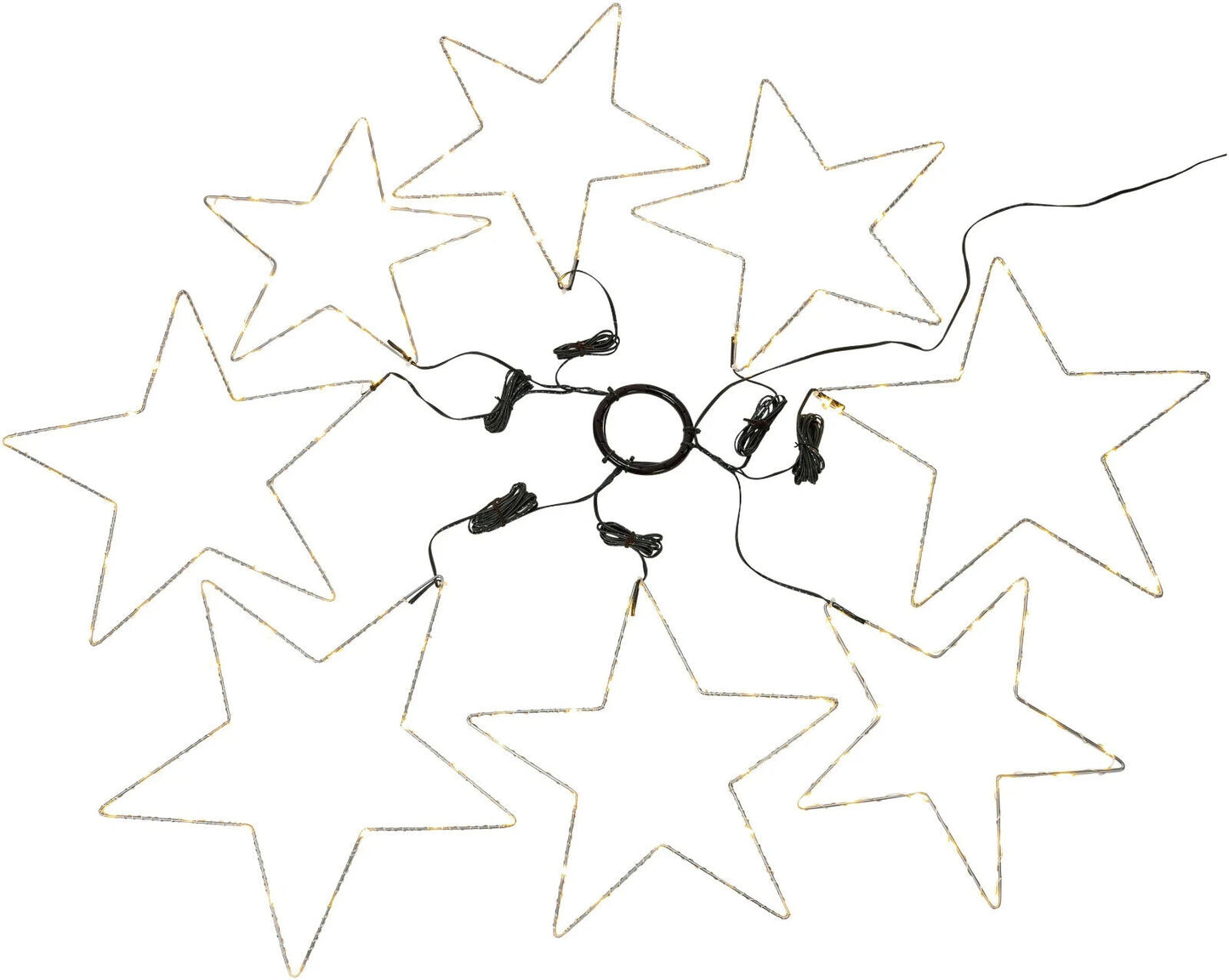 LED-Weihnachtsbaumbeleuchtung "Stella" 9-teilig