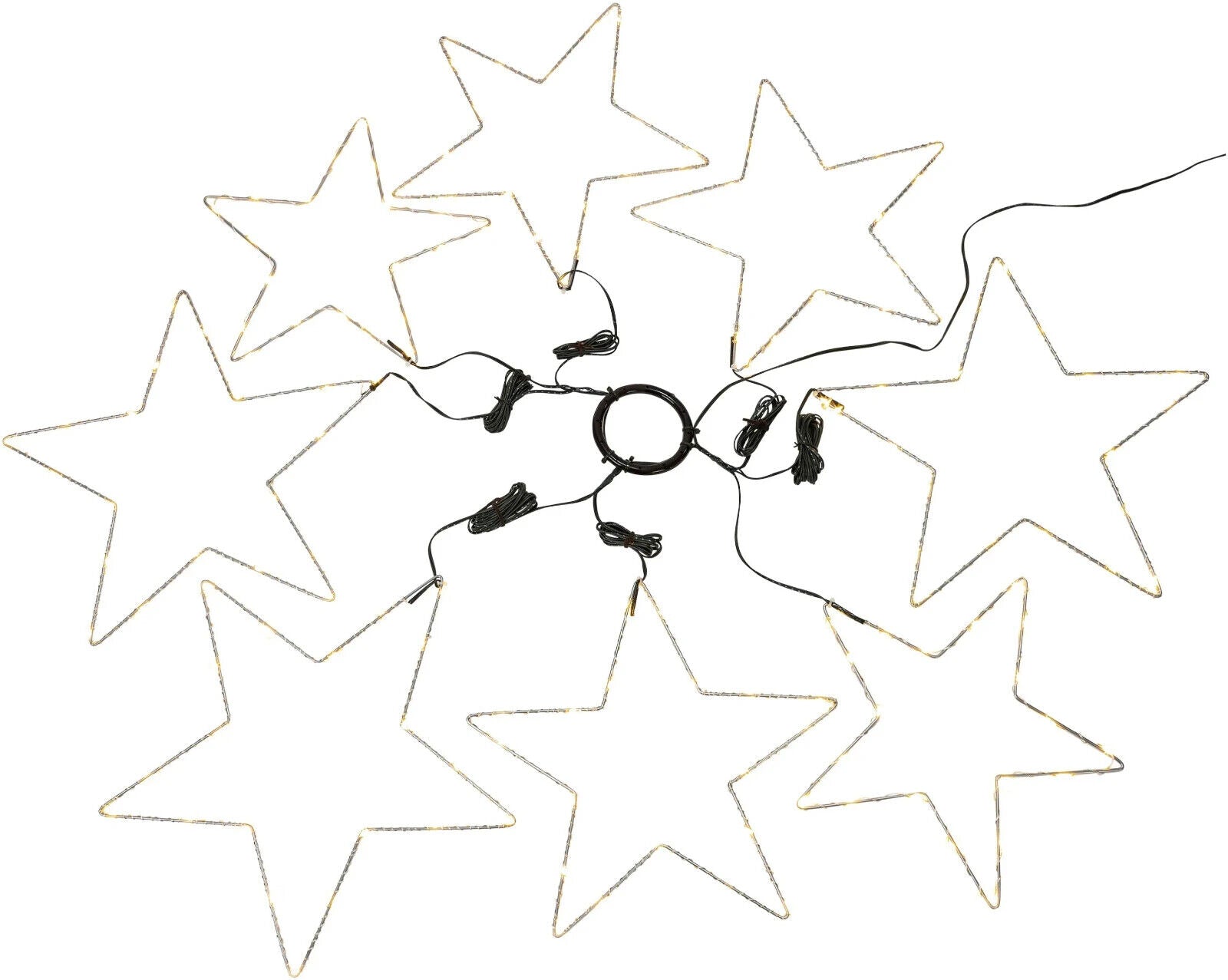 LED-Weihnachtsbaumbeleuchtung "Stella" 9-teilig