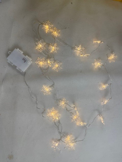 LED-Lichterkette "Eiskristalle" 240cm