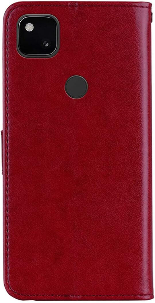 Hülle für Google Pixel 4A Case Owl Embossed Bling Glitzer PU Leder Brieftasche