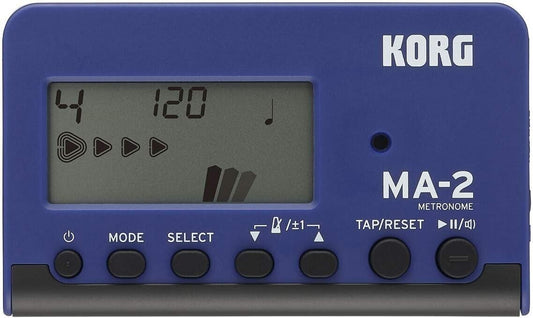 KORG MA-2 Digital Metronom, Farbe blau/schwarz Metronome