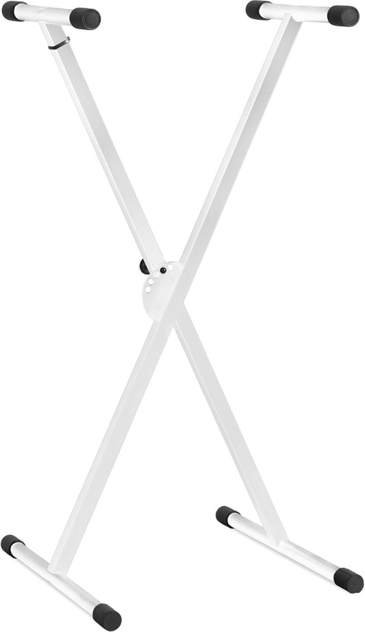 Stabil X Keyboard Ständer Stativ Stage Piano Stand Schere weiß klappbar Höhe