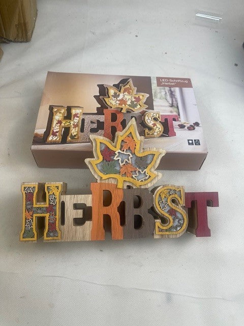 LED-Schriftzug "Herbst"