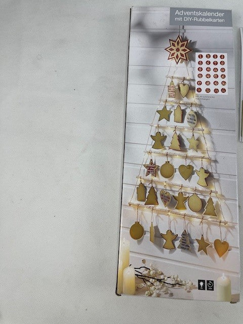 Adventskalender mit DIY- Rubbelkarte