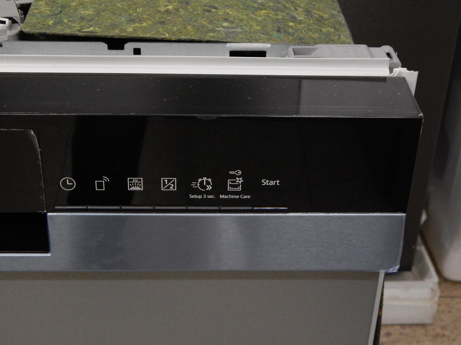 Siemens teilintegrierbarer Geschirrspüler iQ300 SN53ES02CE 14 Maßgedecke Silber