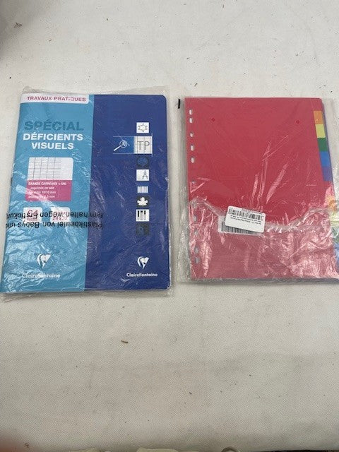 Ordnerregister 5er set 12 blatt+ Notiz Heft