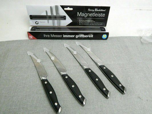 Trusted Butcher Messer-Set mit  Magnetleiste & Messerschleifer & Pfanne