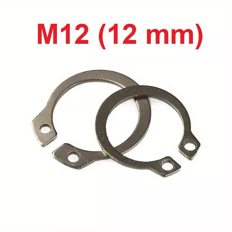 Sicherungsring M3 bis M25 DIN 471 Außen, Seegering, Edelstahl A2, 3mm - 25mm